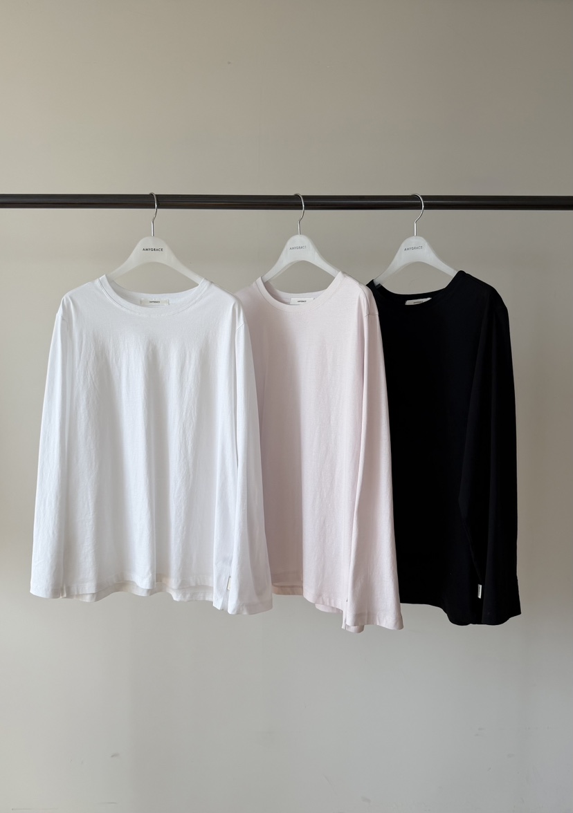 AMY GRACE-A韓國代購女士新款推薦時尚休閑職業長袖T恤AMY GRACE-A長袖T恤