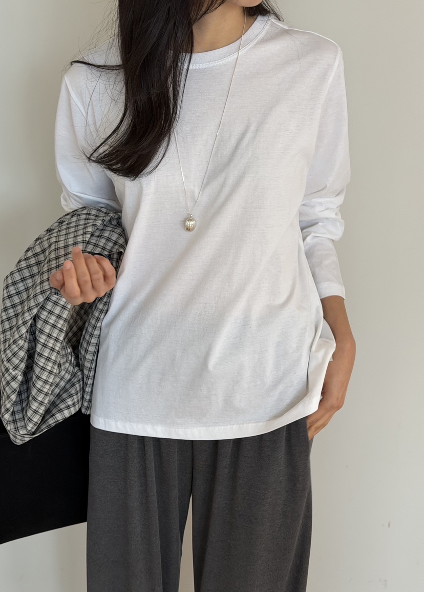 AMY GRACE-A韓國代購女士新款推薦時尚休閑職業長袖T恤AMY GRACE-A長袖T恤