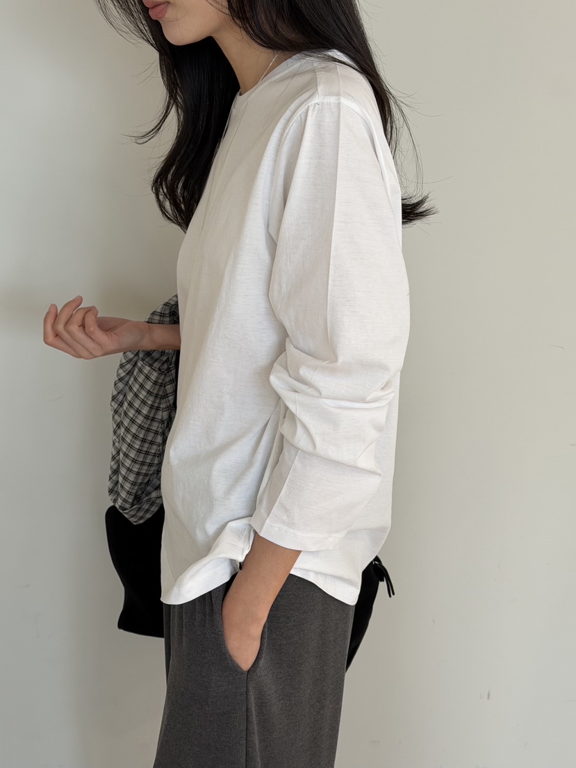 AMY GRACE-A韓國代購女士新款推薦時尚休閑職業長袖T恤AMY GRACE-A長袖T恤