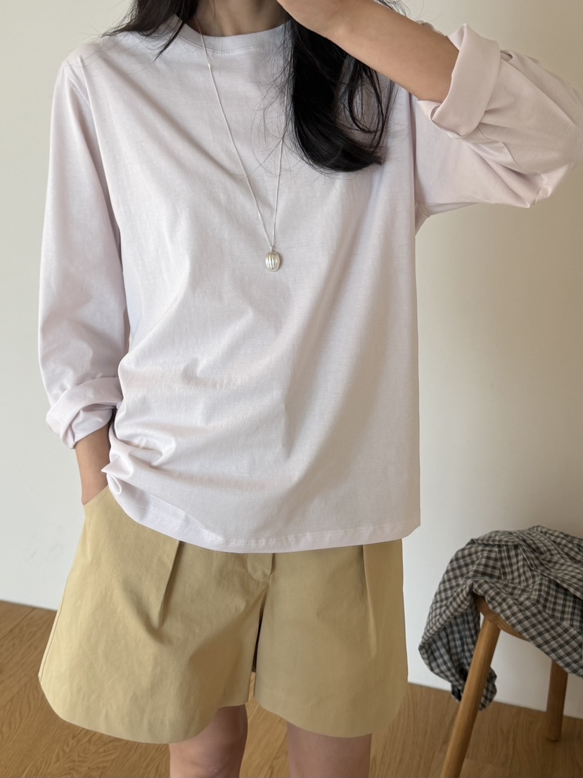 AMY GRACE-A韓國代購女士新款推薦時尚休閑職業長袖T恤AMY GRACE-A長袖T恤