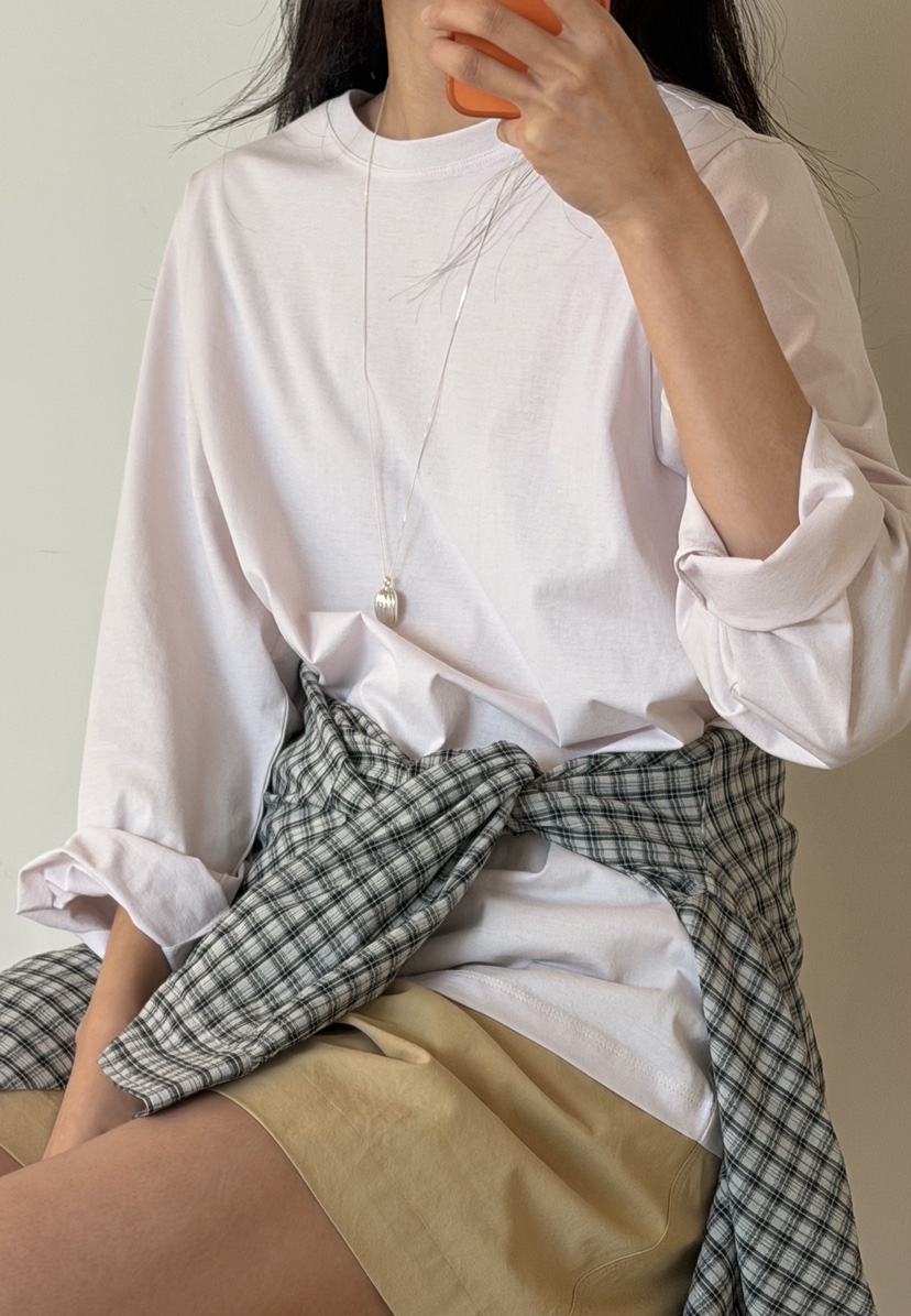 AMY GRACE-A韓國代購女士新款推薦時尚休閑職業長袖T恤AMY GRACE-A長袖T恤