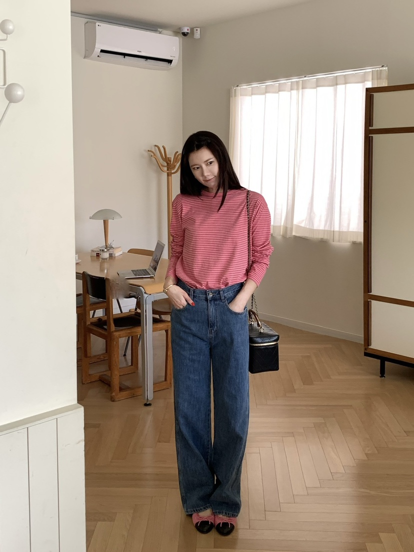 COURGETTE韓國直郵女裝新款職業推薦26春夏人氣時尚長袖T恤COURGETTE長袖T恤