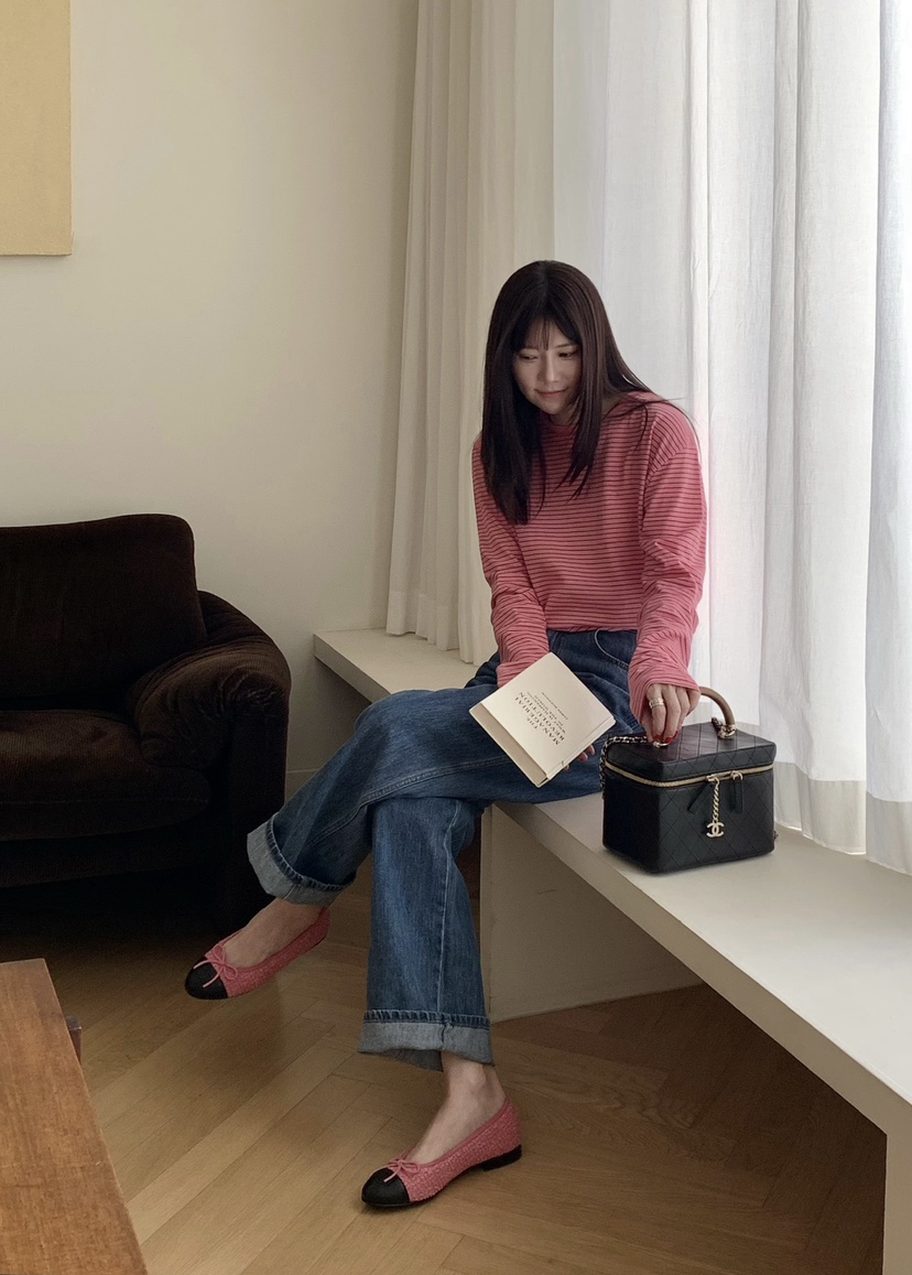 COURGETTE韓國直郵女裝新款職業推薦26春夏人氣時尚長袖T恤COURGETTE長袖T恤