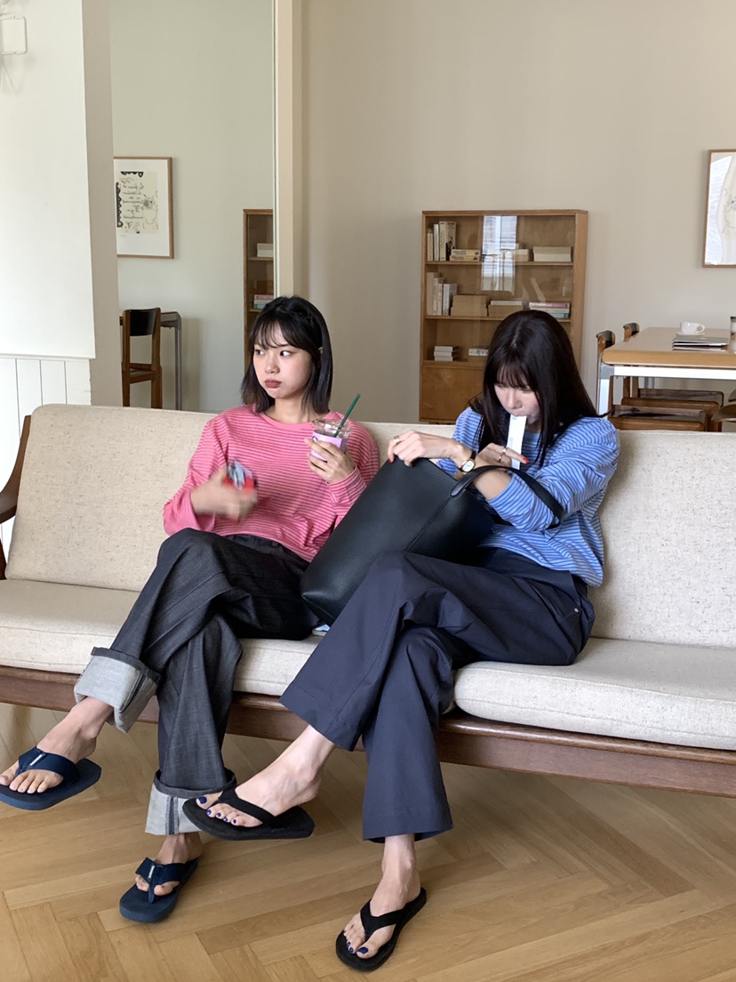 COURGETTE韓國直郵女裝新款職業推薦26春夏人氣時尚長袖T恤COURGETTE長袖T恤