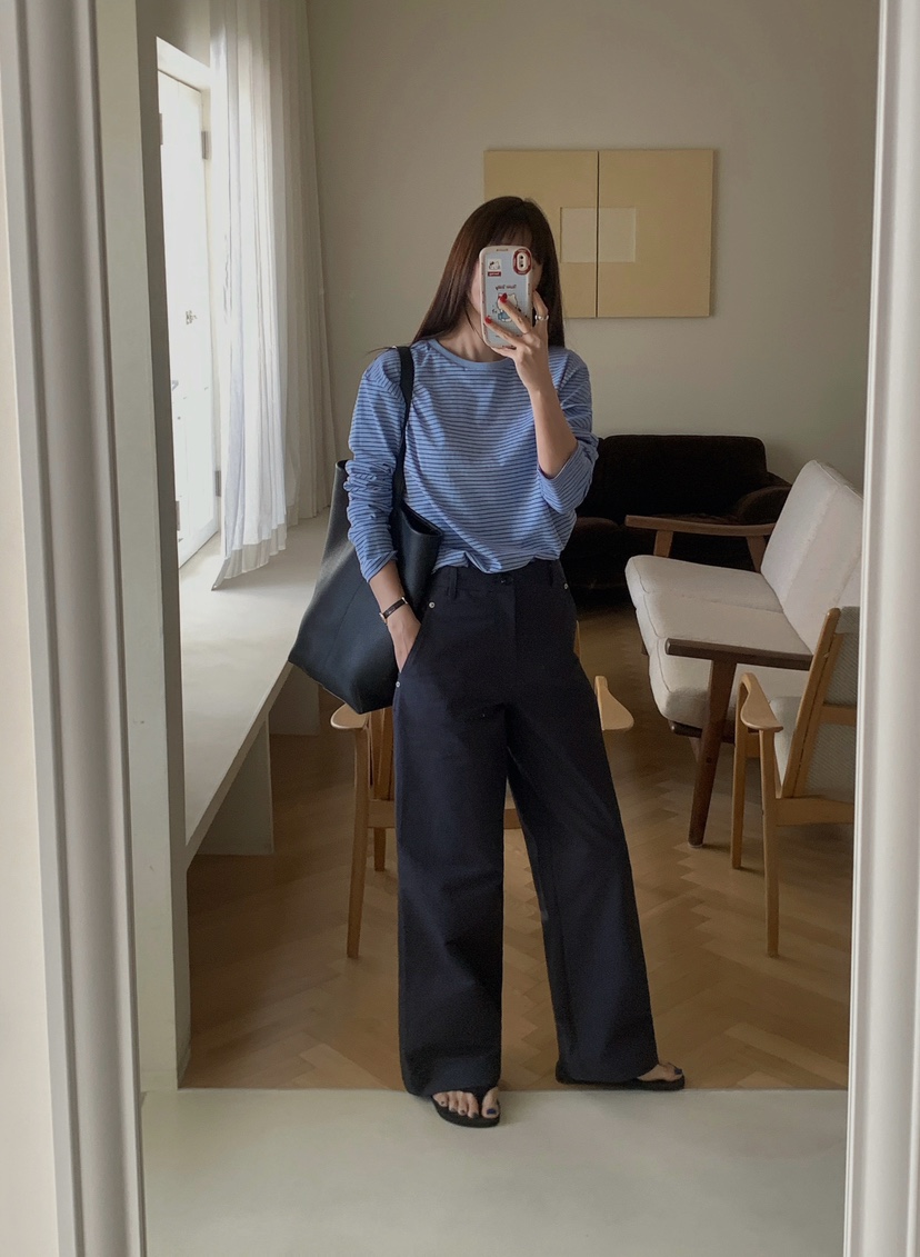 COURGETTE韓國直郵女裝新款職業推薦26春夏人氣時尚長袖T恤COURGETTE長袖T恤