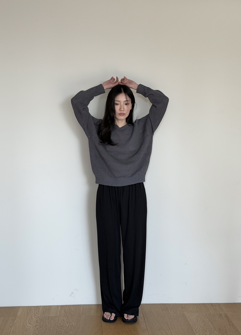 AMY GRACE-A韓國東大門直郵女裝新品熱賣26春夏職業休閑褲AMY GRACE-A休閑褲