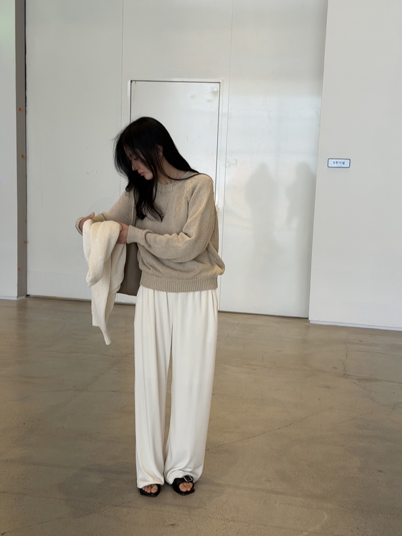 AMY GRACE-A韓國東大門直郵女裝新品熱賣26春夏職業休閑褲AMY GRACE-A休閑褲