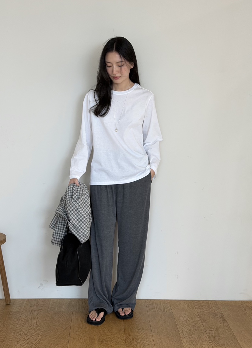 AMY GRACE-A韓國東大門直郵女裝新品熱賣26春夏職業休閑褲AMY GRACE-A休閑褲