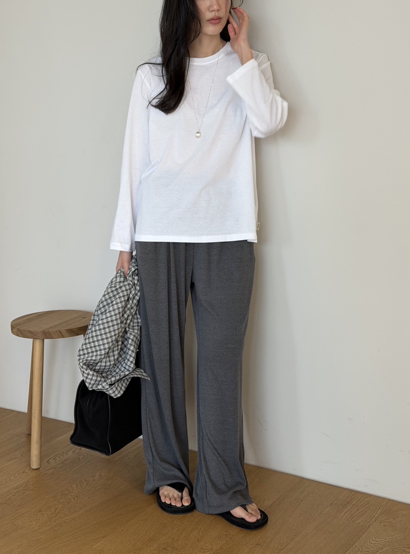 AMY GRACE-A韓國東大門直郵女裝新品熱賣26春夏職業休閑褲AMY GRACE-A休閑褲