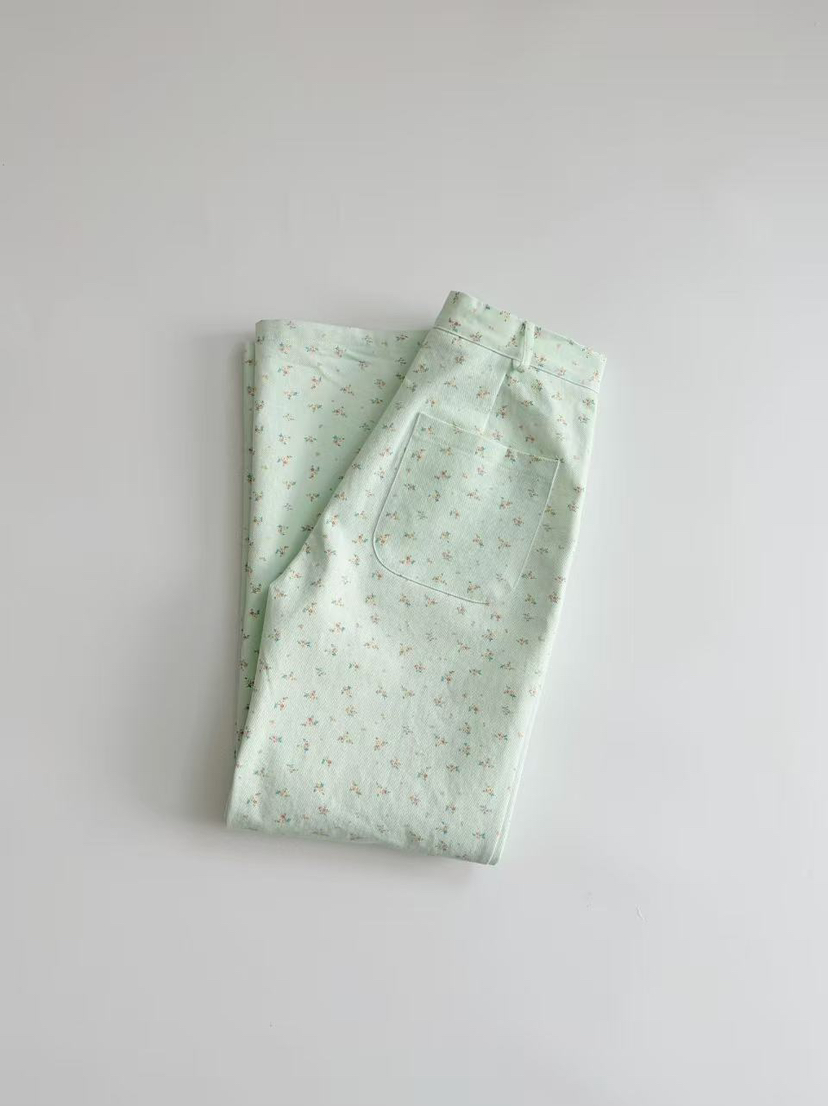 OLI SEOUL韓國代購女士新款26春夏推薦熱賣人氣休閑褲水洗OLI SEOUL休閑褲