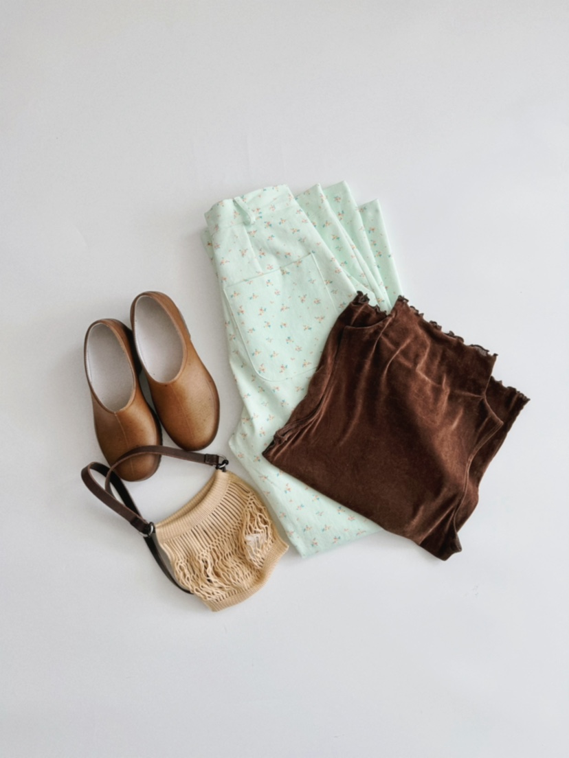 OLI SEOUL韓國代購女士新款26春夏推薦熱賣人氣休閑褲水洗OLI SEOUL休閑褲