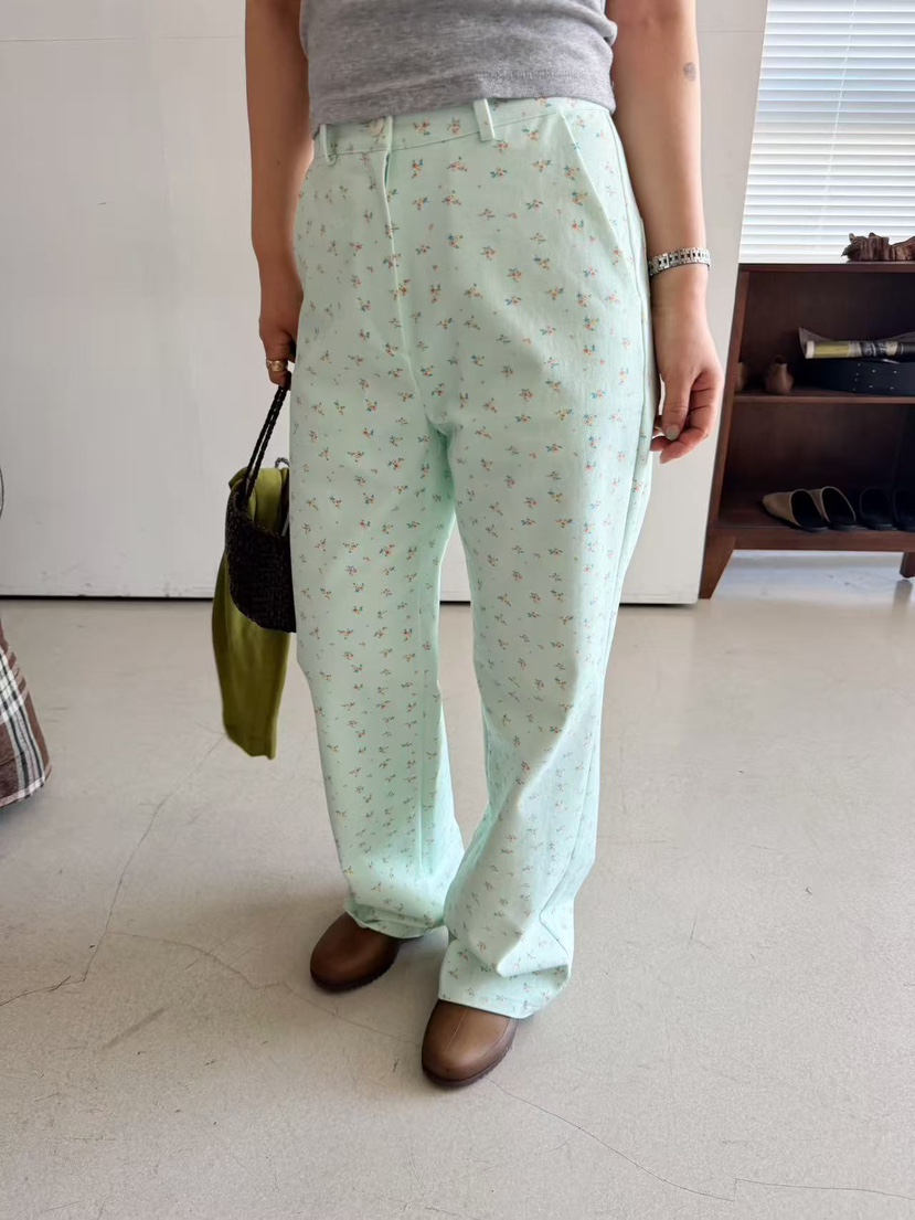 OLI SEOUL韓國代購女士新款26春夏推薦熱賣人氣休閑褲水洗OLI SEOUL休閑褲