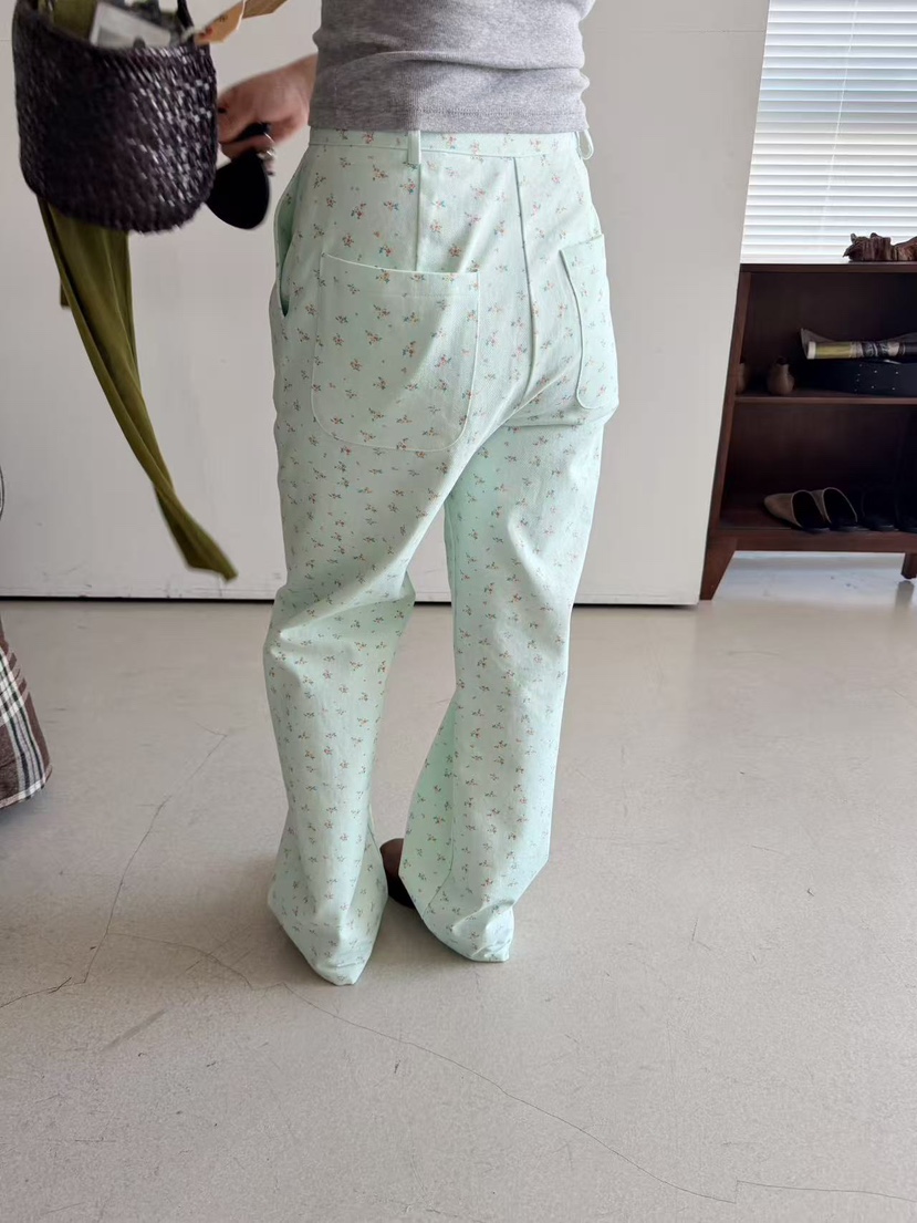 OLI SEOUL韓國代購女士新款26春夏推薦熱賣人氣休閑褲水洗OLI SEOUL休閑褲