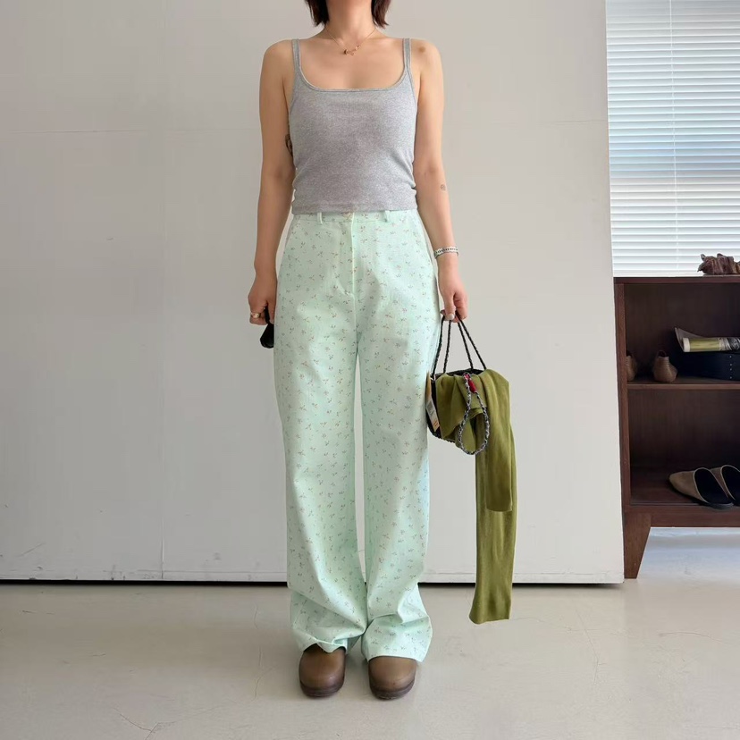 OLI SEOUL韓國代購女士新款26春夏推薦熱賣人氣休閑褲水洗OLI SEOUL休閑褲