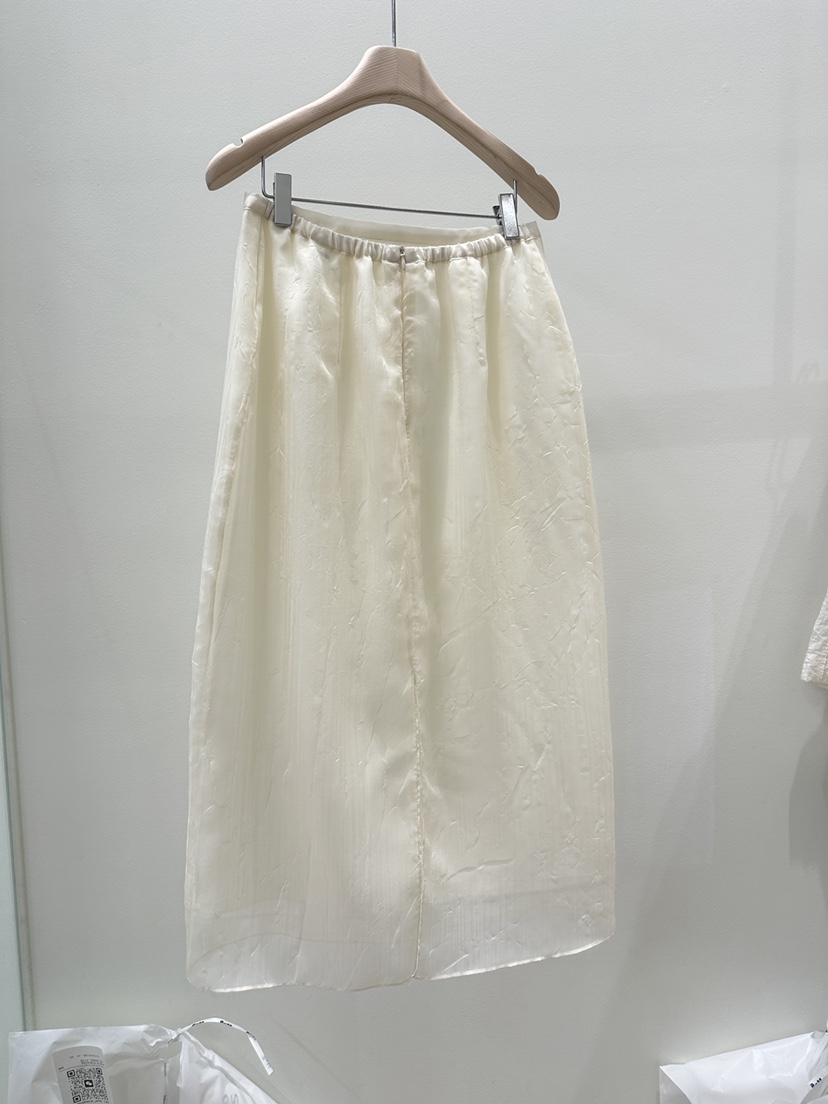 AMY GRACE-A韓國東大門代購女裝新款職業熱賣26春夏長裙透明AMY GRACE-A長裙