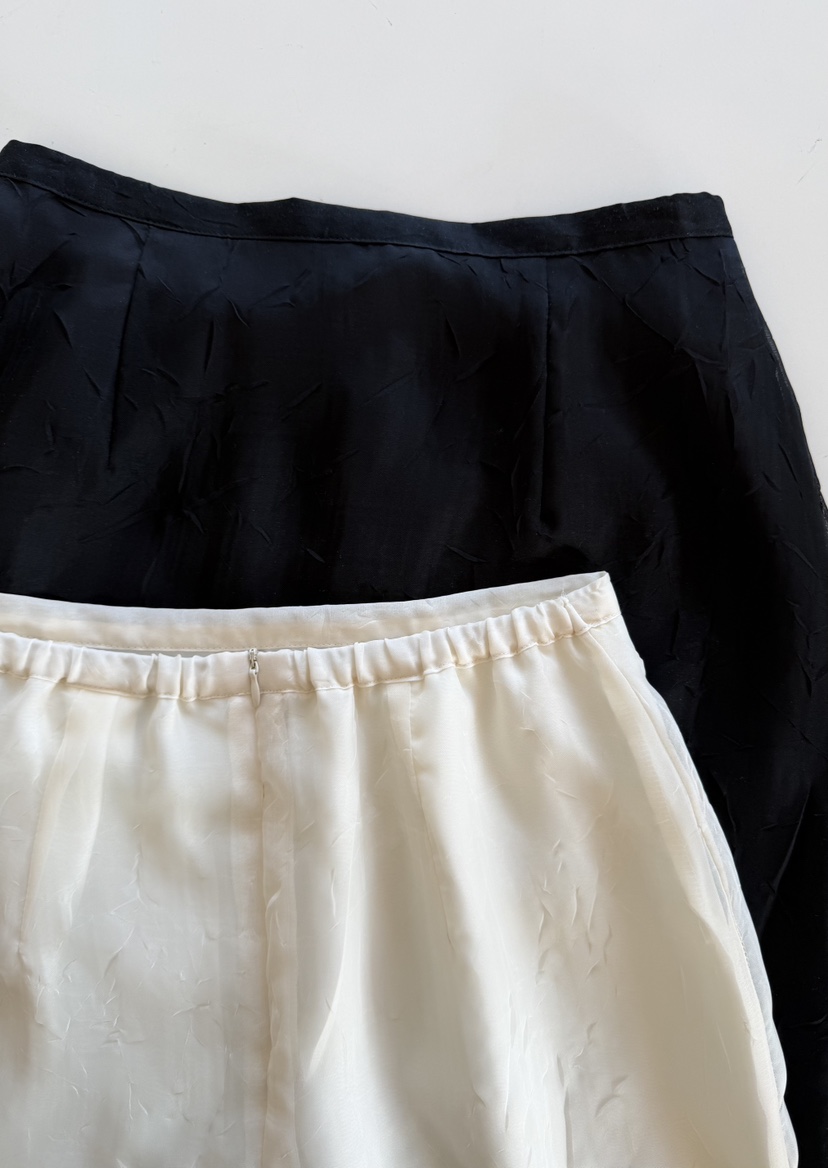 AMY GRACE-A韓國東大門代購女裝新款職業熱賣26春夏長裙透明AMY GRACE-A長裙