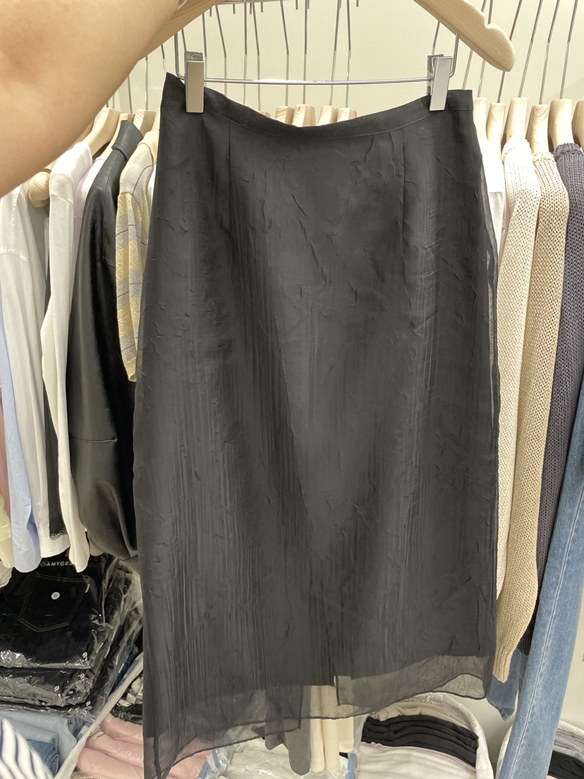 AMY GRACE-A韓國東大門代購女裝新款職業熱賣26春夏長裙透明AMY GRACE-A長裙圖色2