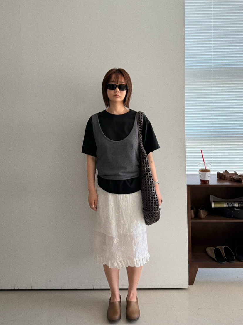 OLI SEOUL韓國直郵女士新款熱賣推薦26春夏半身裙中短裙OLI SEOUL半身裙/中短裙