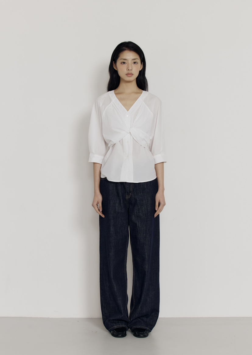 AMY GRACE-A韓國直郵實拍女裝新款人氣推薦時尚襯衫蕾絲衫AMY GRACE-A襯衫/蕾絲衫