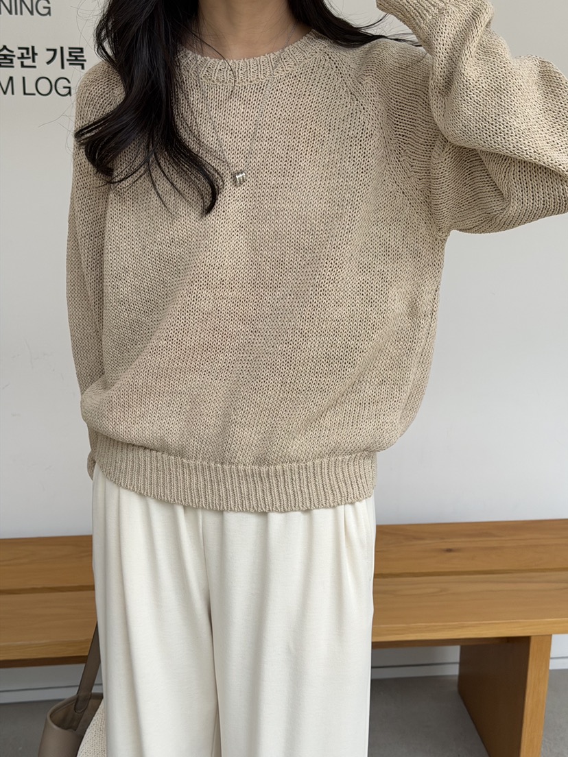 AMY GRACE-A韓國直郵女士新品職業26春夏時尚人氣針織衫AMY GRACE-A針織衫