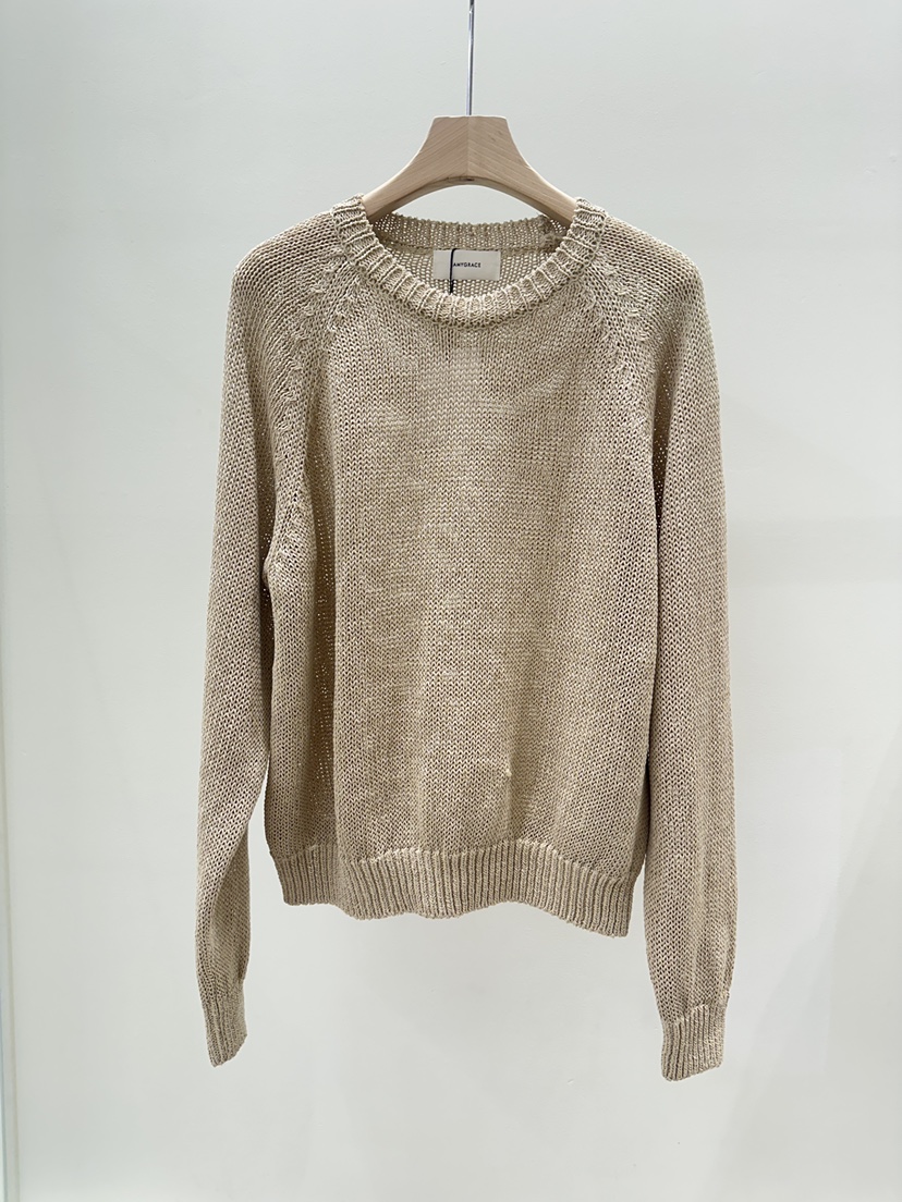 AMY GRACE-A韓國直郵女士新品職業26春夏時尚人氣針織衫AMY GRACE-A針織衫圖色3