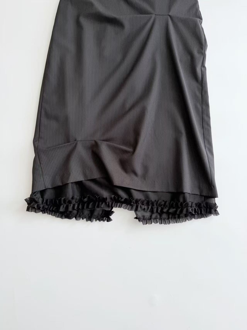 OLI SEOUL韓國東大門代購女士新款推薦熱賣職業長裙圓領OLI SEOUL長裙