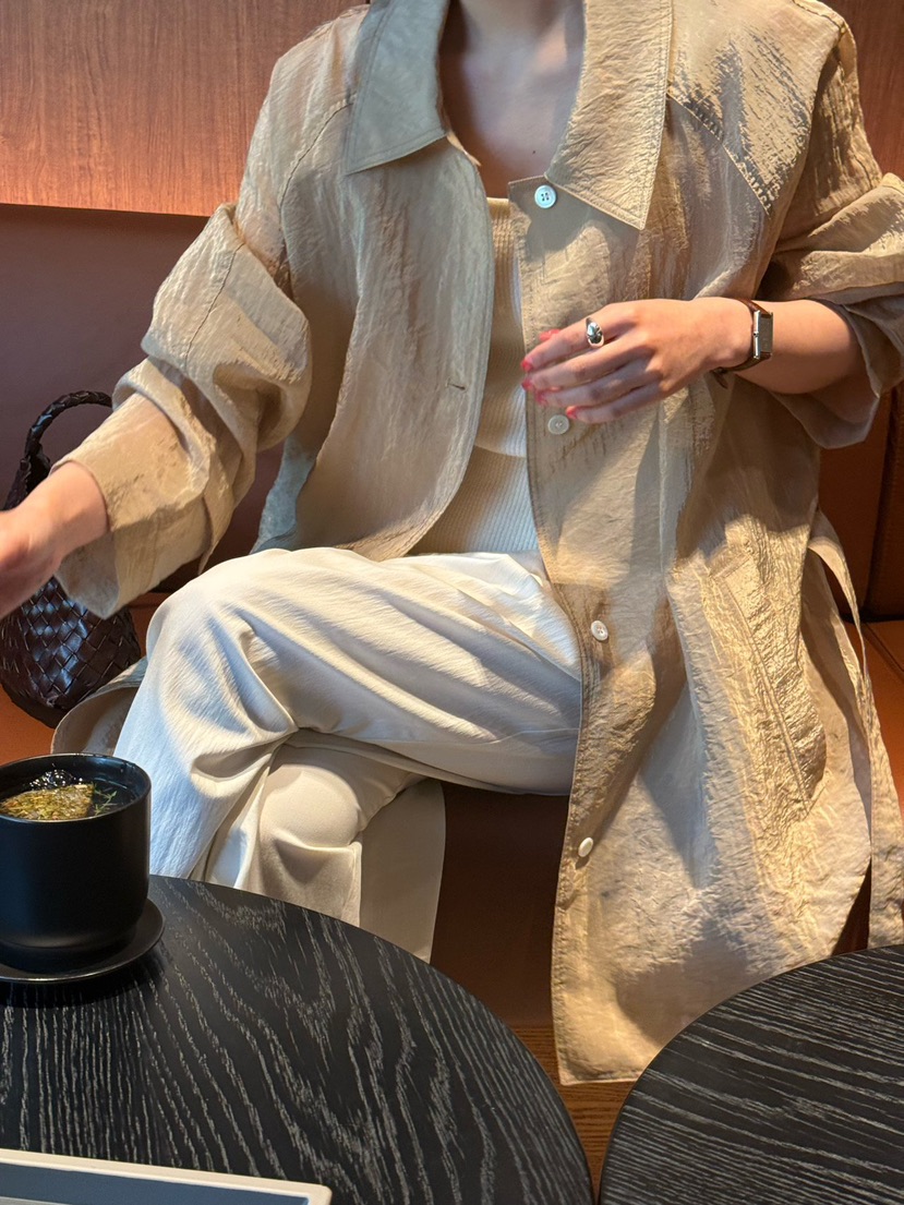 AMY GRACE-A韓國東大門直郵女裝新品職業推薦夾克含腰帶AMY GRACE-A夾克