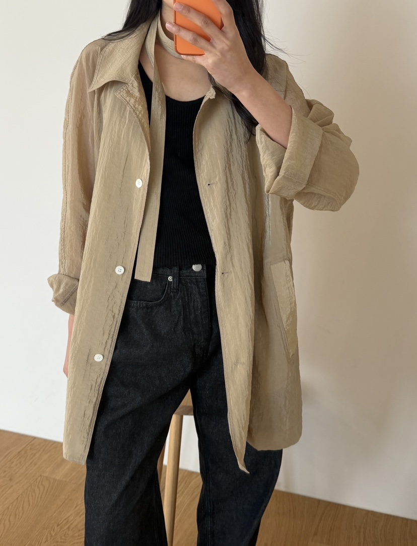 AMY GRACE-A韓國東大門直郵女裝新品職業推薦夾克含腰帶AMY GRACE-A夾克