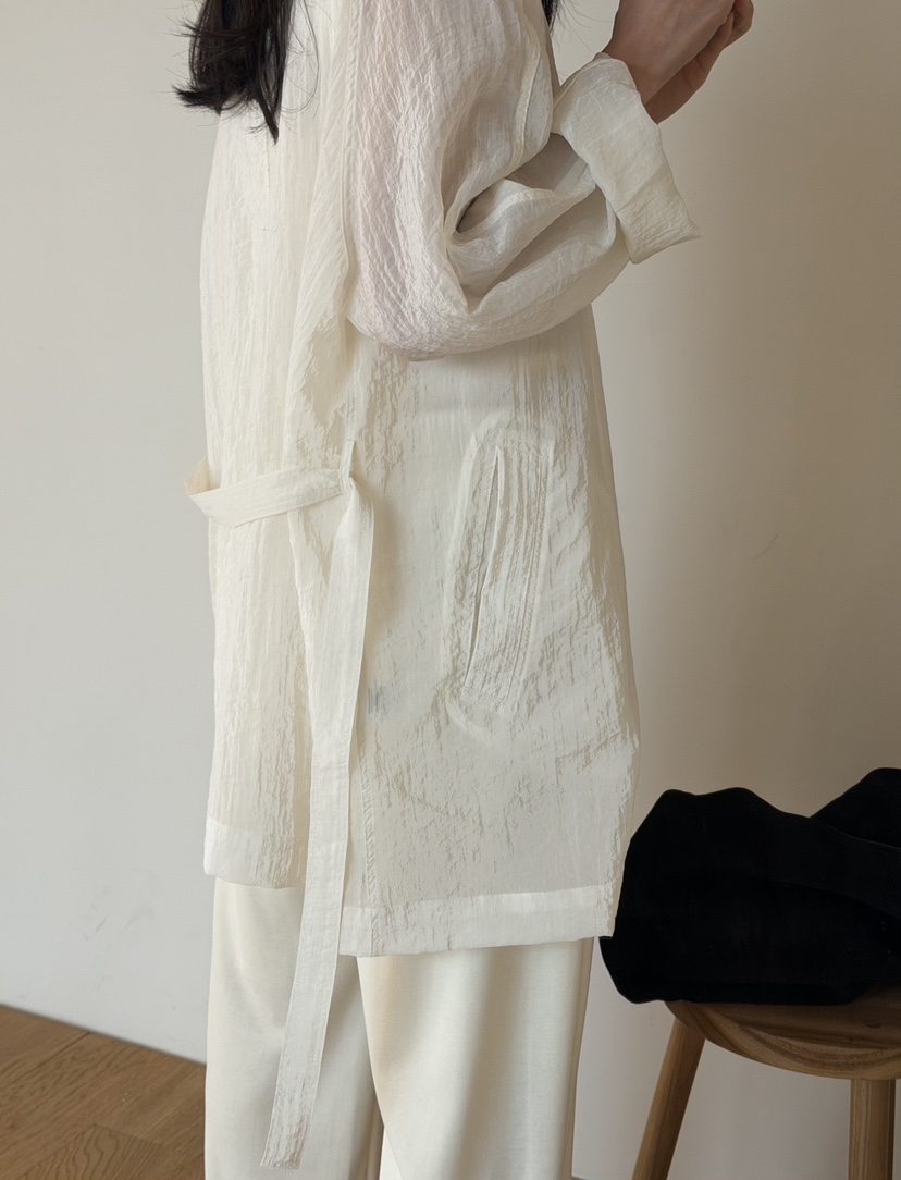 AMY GRACE-A韓國東大門直郵女裝新品職業推薦夾克含腰帶AMY GRACE-A夾克