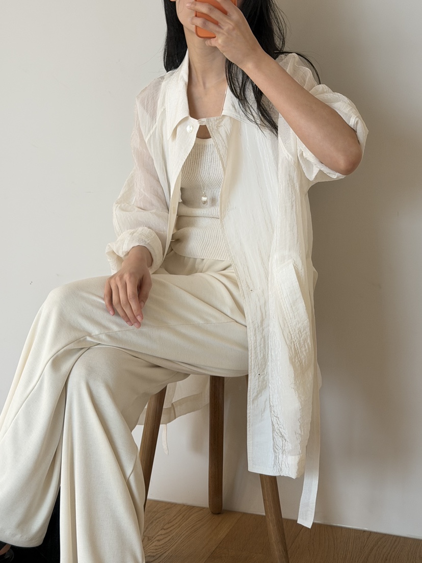 AMY GRACE-A韓國東大門直郵女裝新品職業推薦夾克含腰帶AMY GRACE-A夾克