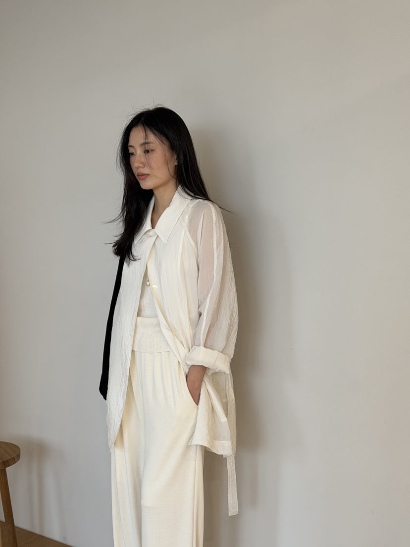 AMY GRACE-A韓國東大門直郵女裝新品職業推薦夾克含腰帶AMY GRACE-A夾克