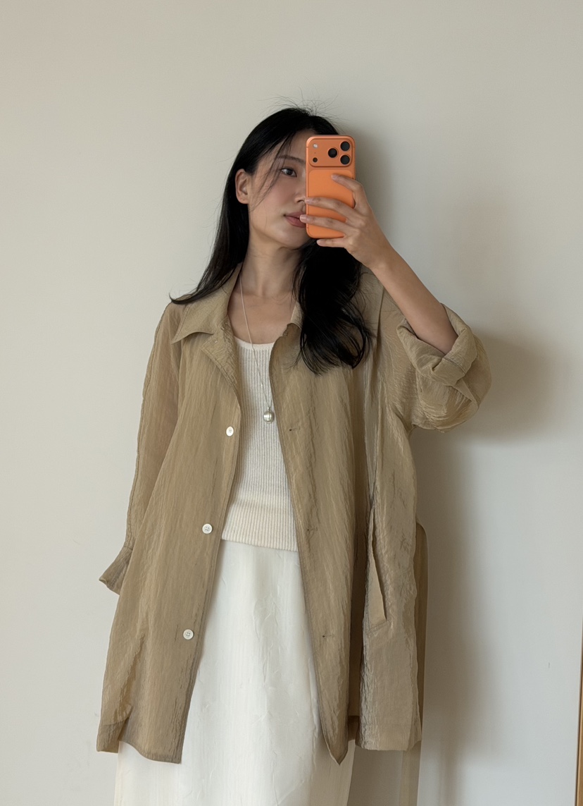 AMY GRACE-A韓國東大門直郵女裝新品職業推薦夾克含腰帶AMY GRACE-A夾克