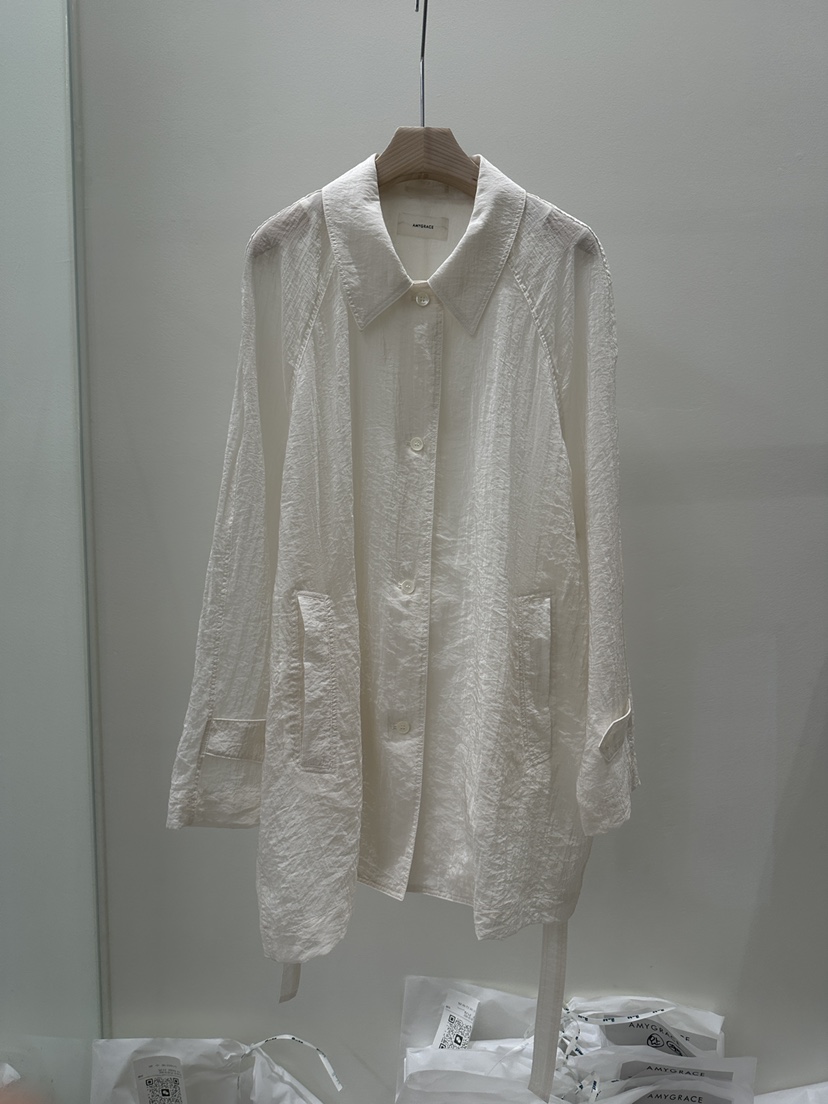 AMY GRACE-A韓國東大門直郵女裝新品職業推薦夾克含腰帶AMY GRACE-A夾克圖色1