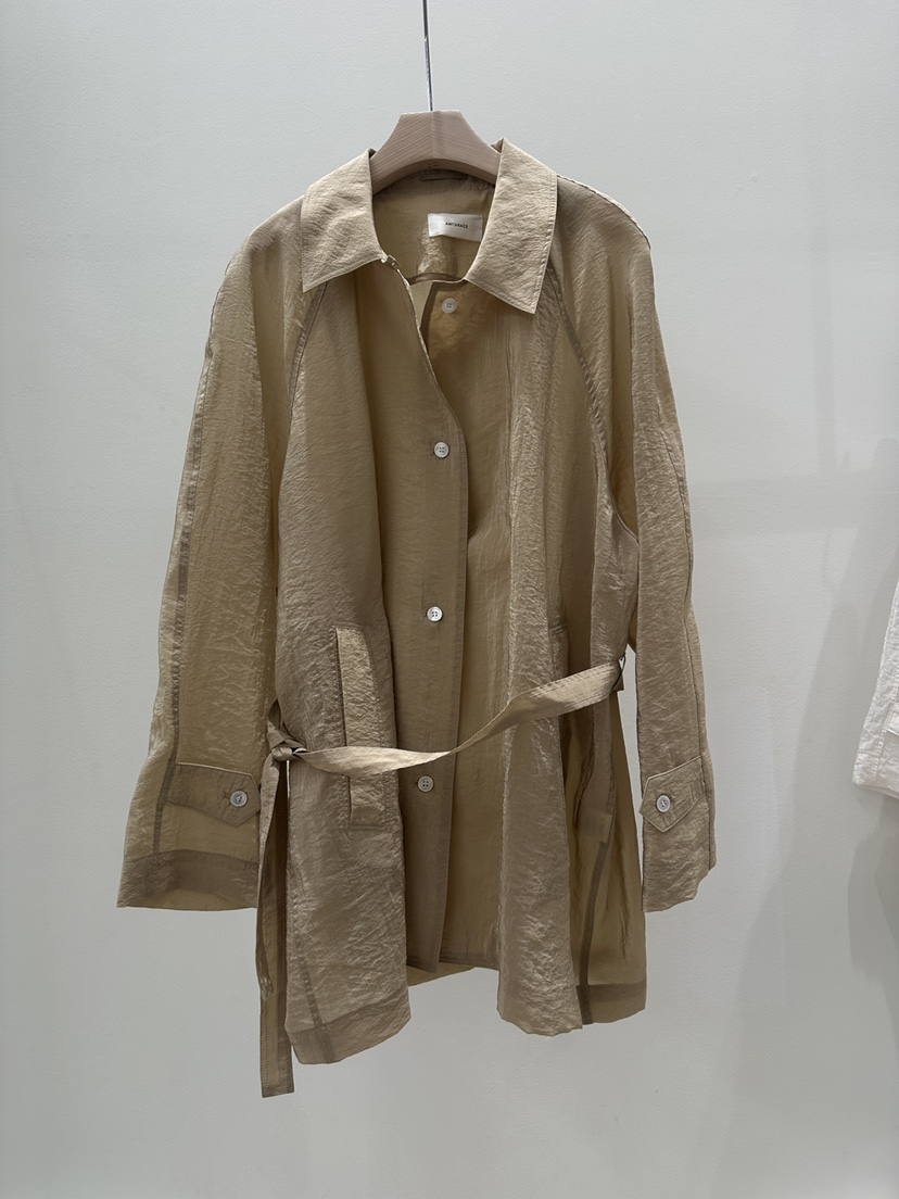 AMY GRACE-A韓國東大門直郵女裝新品職業推薦夾克含腰帶AMY GRACE-A夾克圖色2