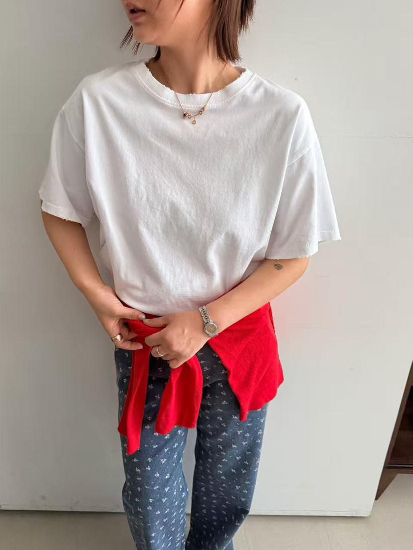 OLI SEOUL韓國直郵實拍女士新品人氣職業休閑26春夏推薦T恤OLI SEOULT恤