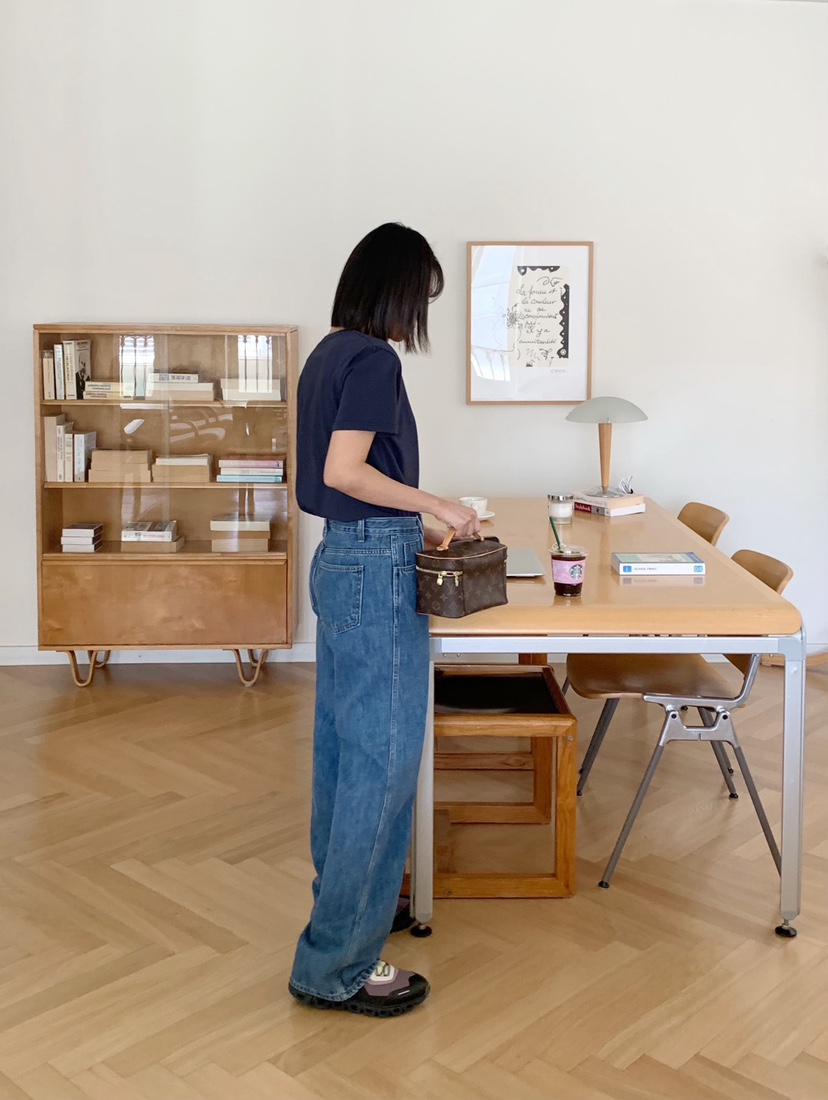 COURGETTE韓國代購女裝新款熱賣推薦26春夏職業時尚牛仔褲COURGETTE牛仔褲