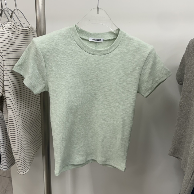 TOPDRESSING韓國代購女士新品推薦休閑人氣26春夏職業T恤TOPDRESSINGT恤圖色1