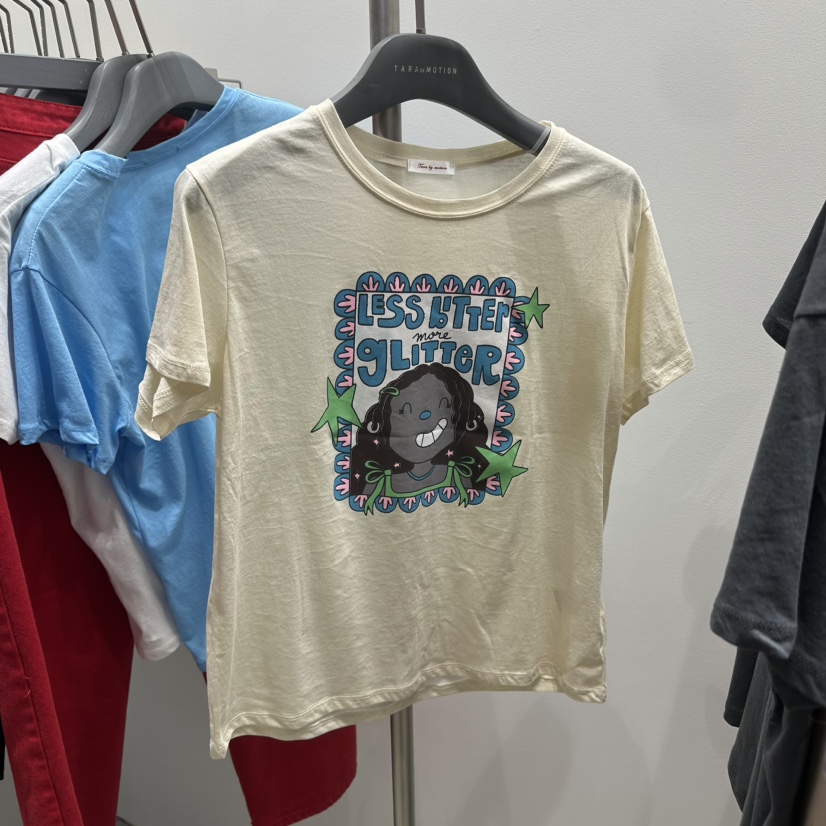 TARABY MOTION韓國東大門代購女裝新品休閑人氣時尚26春夏T恤TARABY MOTIONT恤圖色3