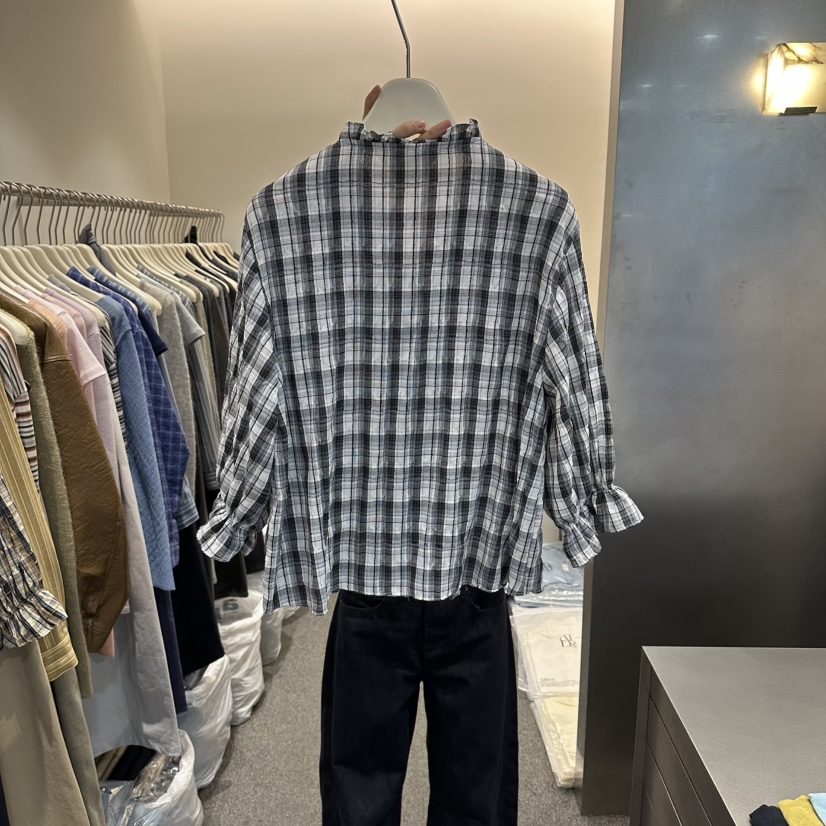 ALTER韓國代購女士新款推薦26春夏人氣時尚職業襯衫蕾絲衫Alter襯衫/蕾絲衫