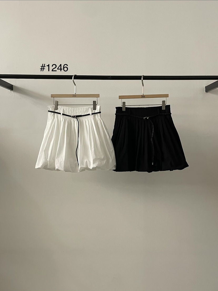 2DA/DARIMI-P韓國東大門直郵女裝新品26春夏短裙含腰帶2DA/DARIMI-P短裙