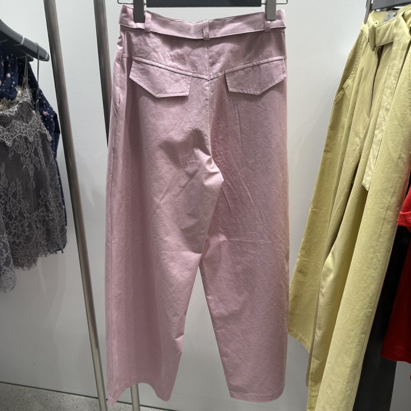 TARABY MOTION韓國東大門直郵女士新品休閑休閑褲含腰帶TARABY MOTION休閑褲