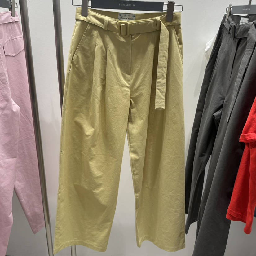 TARABY MOTION韓國東大門直郵女士新品休閑休閑褲含腰帶TARABY MOTION休閑褲圖色2