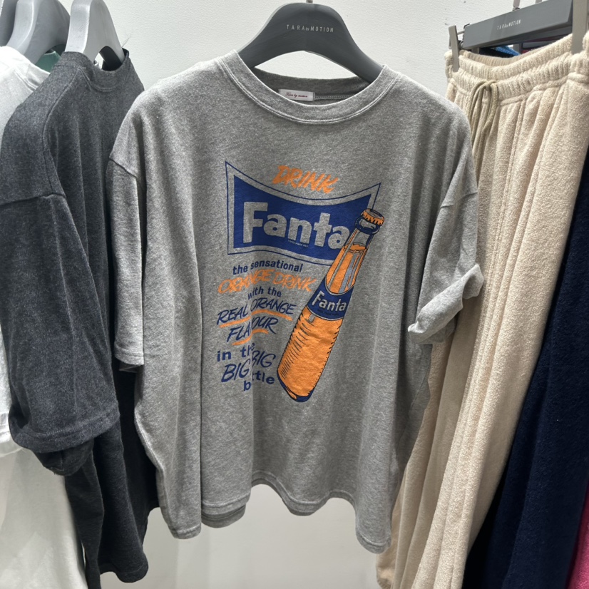 TARABY MOTION韓國直郵實拍女裝新品休閑26春夏人氣時尚T恤TARABY MOTIONT恤圖色3