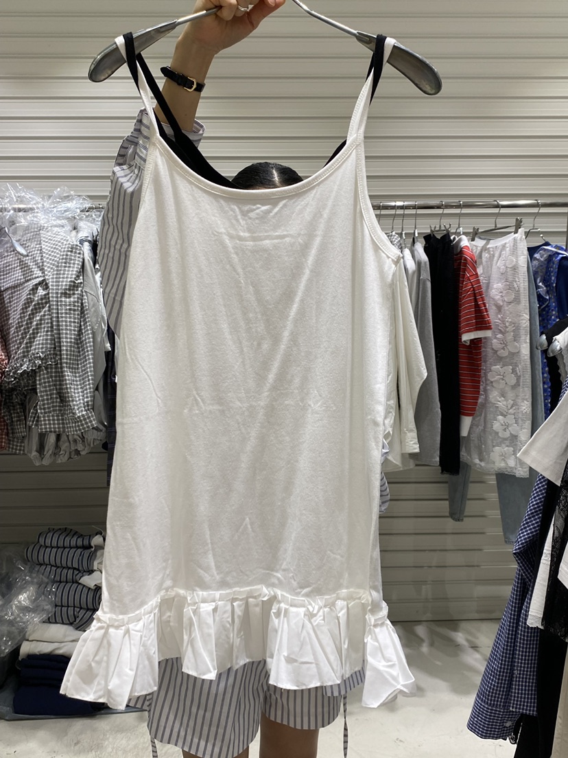 BRICKLANE韓國東大門代購女士新品人氣休閑熱賣連衣裙荷葉邊BRICKLANE連衣裙圖色1