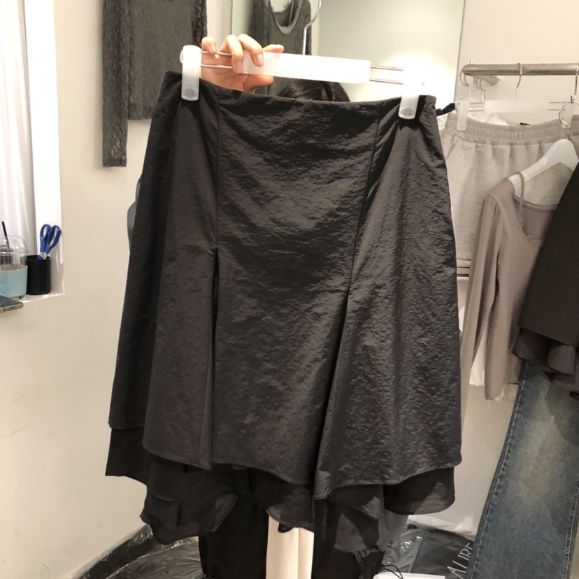 AUBE韓國東大門直郵女士新款26春夏職業休閑半身裙中短裙AUBE半身裙/中短裙圖色2