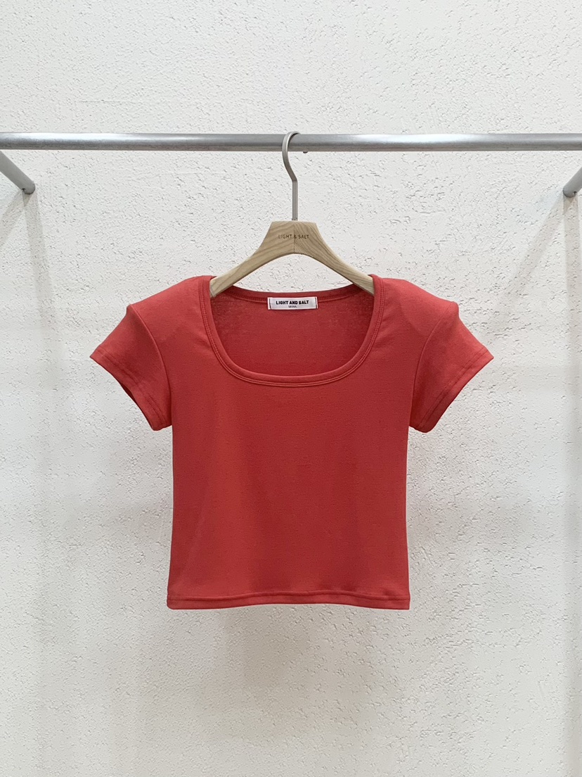 LIGHT AND SALT韓國直郵女裝新品人氣職業熱賣26春夏T恤LIGHT AND SALTT恤圖色3