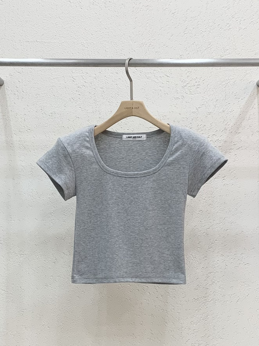 LIGHT AND SALT韓國直郵女裝新品人氣職業熱賣26春夏T恤LIGHT AND SALTT恤圖色4