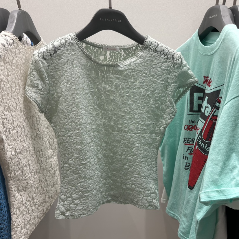 TARABY MOTION韓國東大門直郵女士新款26春夏襯衫蕾絲衫TARABY MOTION襯衫/蕾絲衫圖色3