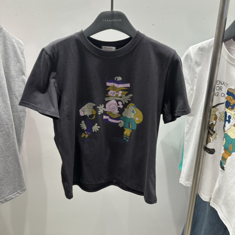 TARABY MOTION韓國東大門代購女裝新款26春夏推薦人氣T恤TARABY MOTIONT恤圖色2