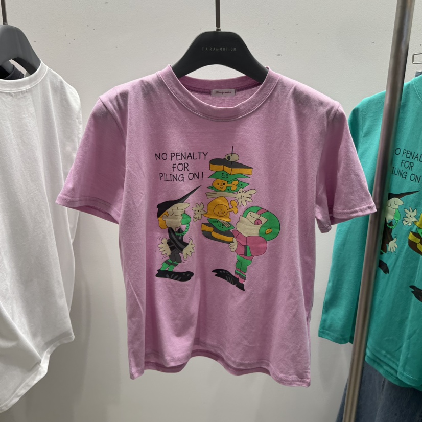 TARABY MOTION韓國東大門代購女裝新款26春夏推薦人氣T恤TARABY MOTIONT恤圖色4